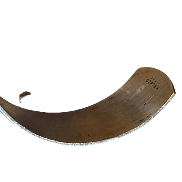 Vintage Copper silver Southwestern Navajo Etched Indian Mens Cuff bracelet - Picture 9 of 9